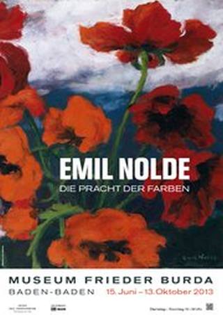 EMIL NOLDE. Die Pracht der Farben - Plakat